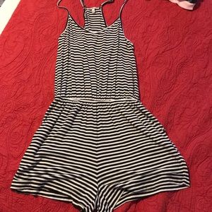 Super soft striped romper